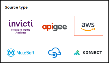 Select API sources interface