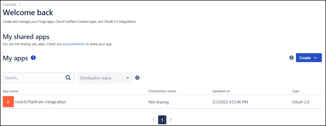 Visit the Jira developer console