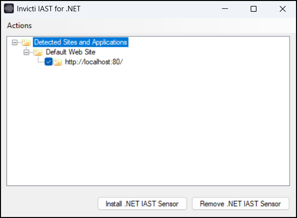 Launching the Injector.exe file.