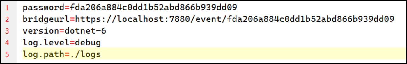 .NET sensor settings.ini file with log.path