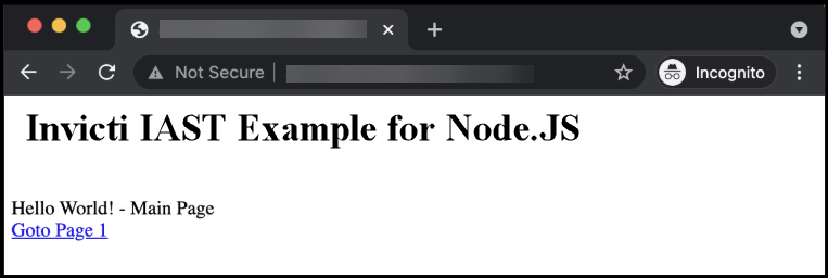 Test application for Invicti IAST for Node.js