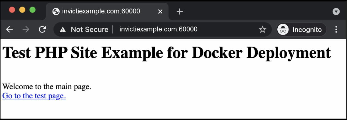 Test PHP site example for Invicti IAST PHP Docker deployment.