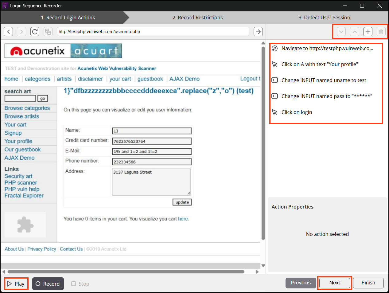 Next to restrictions