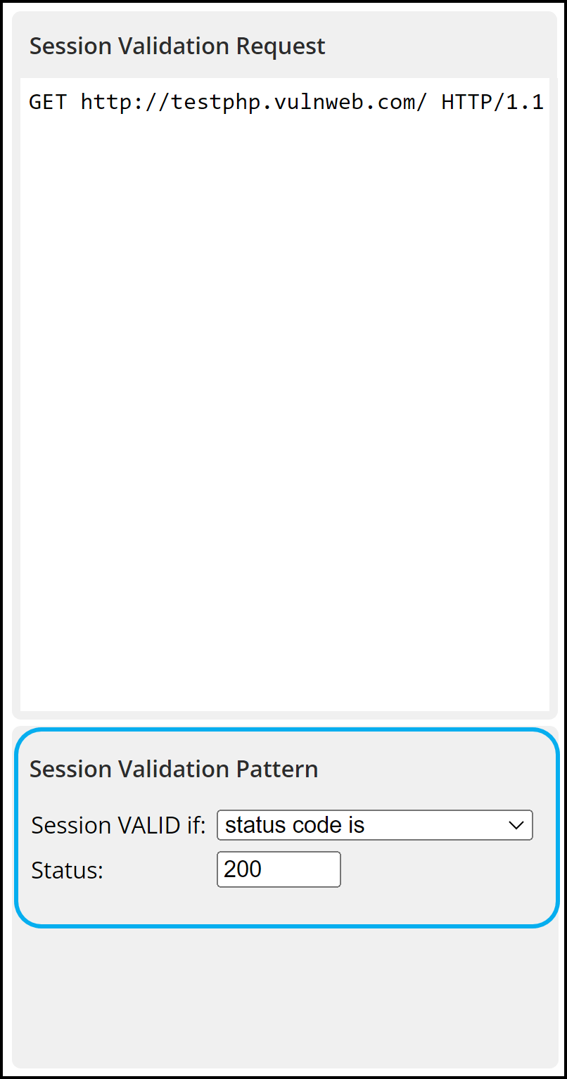 Session validation option 3