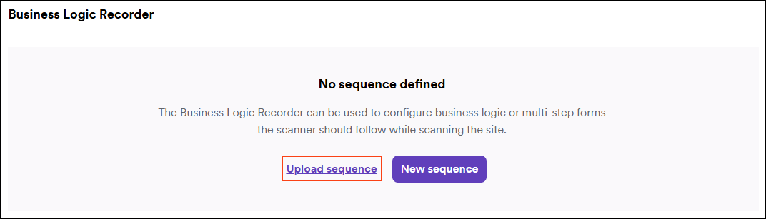 Upload BLR sequence file