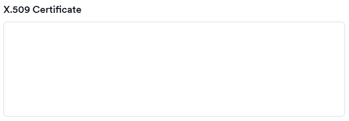 Copy the certificate content into Invicti