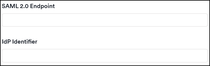 Configure SAML 2.0 Endpoint and IdP identifier in Invicti Platform