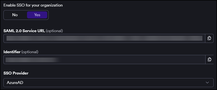 Enable EntraID as a SSO provider in Invicti Platform.