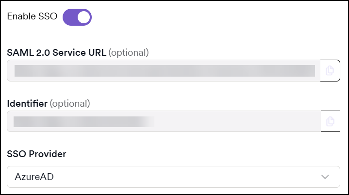 Enable EntraID as a SSO provider in Invicti Platform.