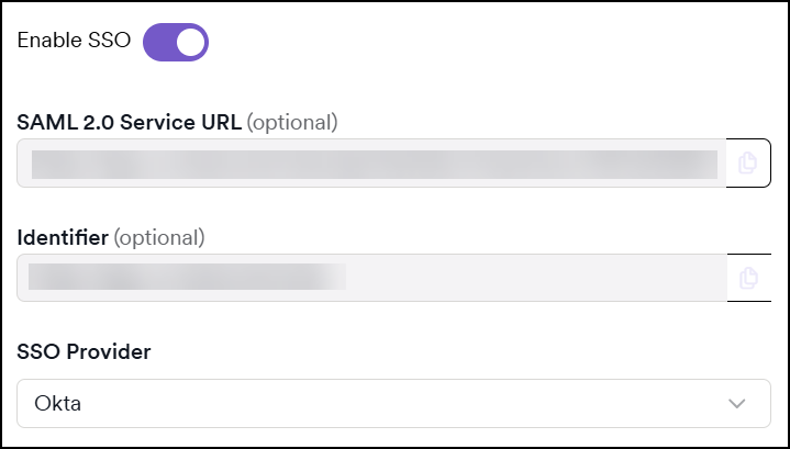 Okta SSO integration in Invicti Platform