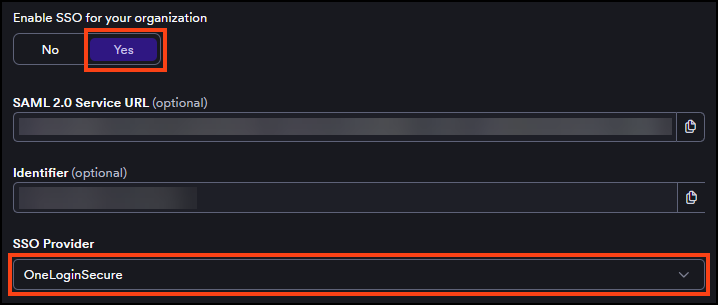 Enable OneLogin SSO provider in Invicti Platform