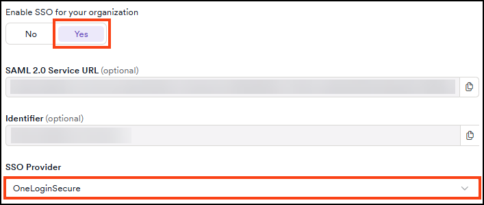 Enable OneLogin SSO provider in Invicti Platform