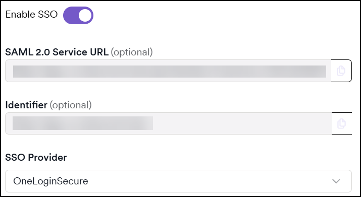 Enable OneLogin SSO provider in Invicti Platform