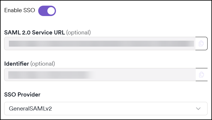 General SAML 2.0 configuration for SSO in Invicti Platform