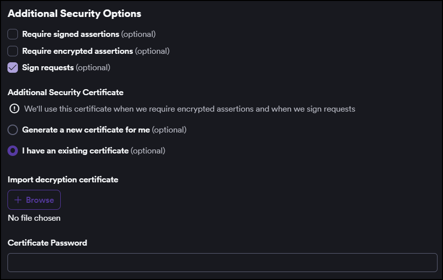 Configure Additional Security Options in Invicti