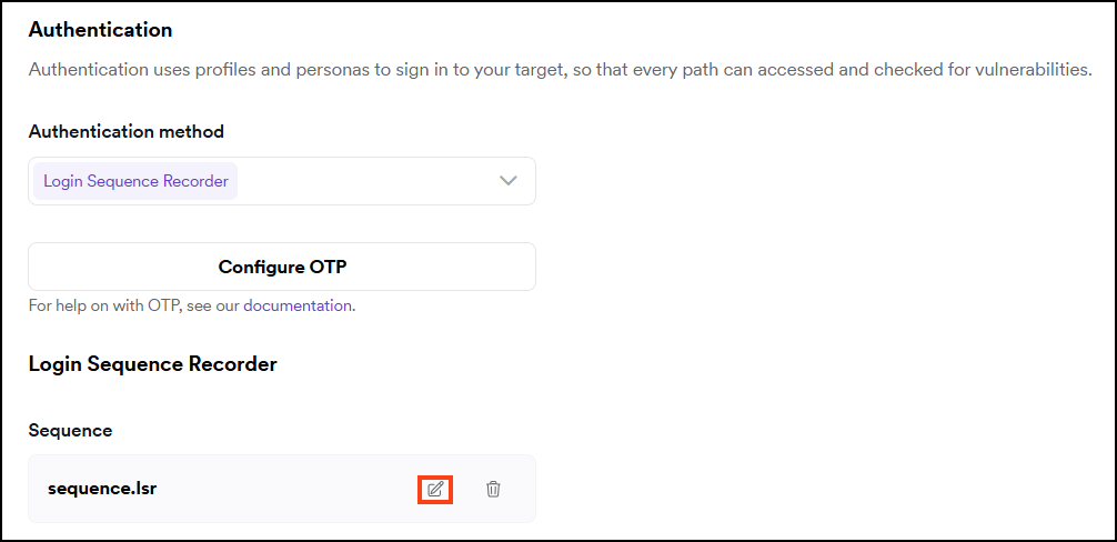 Edit the existing LSR file.
