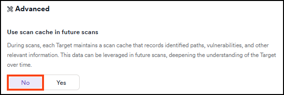 Turn off scan cache option in Advanced settings.