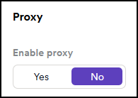 Enable proxy for your target.